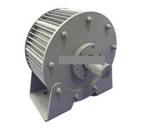 Low Start Speed 80KW 100KW 220V 380V 400V Coreless Rare Earth Magnet Generator 3 Phase Alternator Generator With Motor(300RPM,380V_100KW GENERATOR)