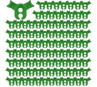 Low Stress Training Clips for Plants, 90 Degree Stem Support Clips for Precise Plant Branch Training in Greenhouses and Gardens, 100 Pieces (green)