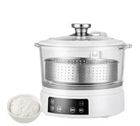 Low Sugar Rice Cooker, 3L Stainless Steel Smart Electric Cooker, Digital Display, Lifting Sugar Removal Basket, 24-Hour Timer, One-Touch Operation