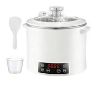 Low Sugar Rice Cooker 3L, Stainless Steel Steamer Basket, Smart Touch Control, 12H Delay Timer, Compact Appliance for Diabetic & Weight Loss Diet