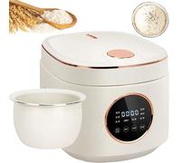 Low Sugar Rice Cooker, 5L Low Carb Steamer with Multifunctional Operation Panel 8 Rice Cooking Functions, 5L Non Stick Ceramic Glaze, for White, Brown Rice, Porridge and Soup