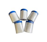 ***Low Tack*** CONTRACTORS PACK - ProTec 1400mm x 20m Drop Down Film Tape Roll (30 Pack) - Waterproof/Dust Proof/Painters/Plasterers/Renderers Tape