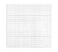 Low Tack Sticky Mat with Grid for Stamping Stenciling Ink Blending, 8.25 X 8.25" Multi-Use Non-Slip Clear Photopolymer Craft Low Tacky Mat for Card Making Hold Your Cardstock in Place When Stamping