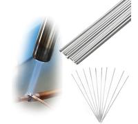 Low Temperature Aluminum Welding Wire, 2.0MM Welding Flux Cored Rods, 10 pcs Aluminum Repair Rods No Need Solder Powder, Easy Welding Rods Aluminum for Repair Welding Brazing