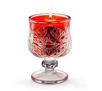 Low Temperature Candle, Red Erotic Wax Play Candle 50-52℃ Safe Skin Temperature, Romantic Massage Candle with Wine Glass Container for Date Night Couples Sensual Massage Erotic Games Romantic Gift