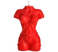Low Temperature Candle with Bikini Style, Red Erotic Wax Play Candle 50-52℃ Safe Skin Temperature, Romantic Massage Candle for Date Night Couples Sensual Massage Erotic Games Romantic Gift