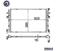 MAHLE CIR 34 000S Low Temperature Cooler, intercooler