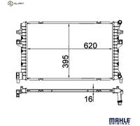 MAHLE CIR 34 000S Low Temperature Cooler, intercooler
