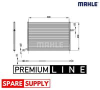 LOW TEMPERATURE COOLER, CHARGE AIR COOLER FOR MERCEDES-BENZ MAHLE CIR 26 000P