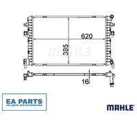 Low Temperature Cooler, charge air cooler for SEAT ATECA IBIZA MAHLE CIR 34 000S