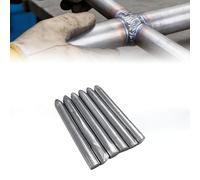 Low Temperature Universal Welding Rods, Tin Powder Welding Rod for Copper, Aluminium, Stainless Steel, Iron, Easy to Melt with Lighter Solder Rod for Electronics (Silver_6 Pieces)