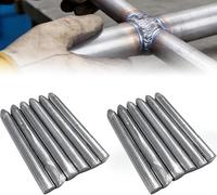 Low Temperature Universal Welding Rods, Welding Rod Made of Tin Powder for Copper, Aluminium, Stainless Steel, Iron, Easy to Melt with Lighter Solder Rod for Electronics (12 Pieces)