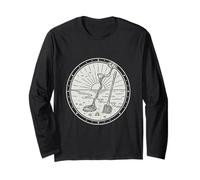 Low Tide Hunter Beach Metal Detecting Detectorist Long Sleeve T-Shirt