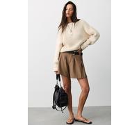 Low Tide Knit Pullover at Free People in Marshmallow, Size: Small - female