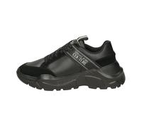Low-top Leather Trainers with Removable Insole, male, Versace Jeans Couture, Sneakers, Black, 10 UK, Shoes 10 UK