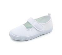 Low Top Slip On Canvas White Sneakers for Boys Girls Back to School Skateboarding Toddler Little Kid