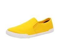 Low-Top Trainers for Men Canvas Breathable Low Shoes Lightweight Barefoot Shoes Walking, Running, Jogging, Fitness, Athletic Running Shoes, Hiking Shoes Simple Comfortable Casual Shoes, Z5 Yellow, 39