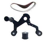 Low Vibrations Belt Sanding Device Head Ensuring Smooth Operating for Efficient Metal Part Processing Angles Grinder Attachmen
