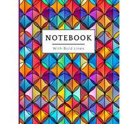 Low Vision Notebook With Bold Lines: A Vision Aid for Visually Impaired Folks Who Love Some Bolder Lines & Wide-Ruled Pages