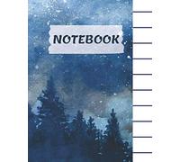 LOW VISION PAPER NOTEBOOK: 150 PAGES LARGE SIZE 8.5 X 11 INCHES WITH TALL SPACED LINES, PERFECT FOR STUDENTS, OFFICE, HOMESCHOOLING AND SENIORS PERFECT GIFT FOR CHRISTMAS! (CHRISTMAS EDITION)