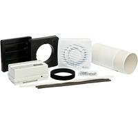 Low Voltage Bathroom Timer Extractor Fan 12V Transformer & Mounting Kit Xpelair