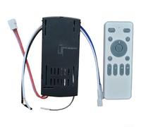 Low Voltage Ceiling Fan Receiver 6 Adjustment Remote Control Set for Frequency Conversion Quiet Operation Timer Settings 11.5cm(A)