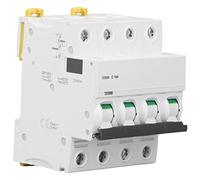 Low Voltage Circuit Breaker, Bistable Locking Clip 6000A Breaking Capacity Reliable Pa66 DIN Rail Mount Circuits Breakers for Electrical Systems Automatic switch