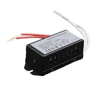 Low Voltage Converter 220V to 12V AC for Halogen Lights - Silent Electronic Transformer 20-250W Dimmable Power Supply for Furniture Installation(120W)
