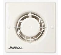 Low Voltage Extractor Fan with Optional Timer Transformer - Manrose 12v AC