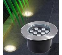 Low Voltage In-ground Lights LED Underground Light IP66 Waterproof DC12/24V Recessed Ground Light for Outdoor Garden Driveway Deck Step Buried Lights