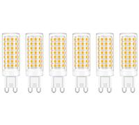 Low Voltage LED G9 LED Bulb 12V-24V AC/DC, G9 Bi Pin Base Dimmable 5W (50W Halogen Bulb Replacement) Cool White 6000K 400 Lumen Light Bulb for RV Camper Marine Boat Yacht (6000K-Cool White, G9)