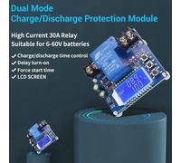 Low Voltage Shutdown Module, DC 6V-60V Automatic Off Switch for Battery Protection Circuit, with for Relay Control and Overdischarge Prevention