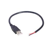 Low-Voltage USB Power Cord 18 AWG Tinned Stripped, Males head