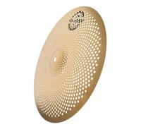 Low Volume Cymbal Pack Brass Crash for Jazz Drum 14 Inches | Perforated Silent Design, Stainless Steel Alloy Build, Home Practice Use for Artists and Drum Lovers