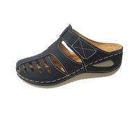 Low Wedge Sandals With Arch Support For Women Closed Toe Sandals For Women Dressy Lightweight Comfortable Sliders Versatile Slip On Sliders Breathable Summer Slides Travel Casual Shoes