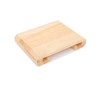Low Wood Foot Stool, Rectangular Bed Stool, Large Surface Step Ladder for Home Office, Foot Rest Stool Under Desk, Portable Ergonomic Leg Support Stool ( Color : Original color , Size : 40*29*7.5cm )