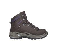 Lowa - GORE-TEX day hiking boots - Renegade Gtx Mid Ws Slate / Blackberry for Women in Leather - Size 7,5 UK - Brown Brown 7.5 UK