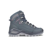 Lowa - Hiking Boots - Renegade Evo Gtx Mid Ws Steelblue / Old Rose for Women in Leather - Size 3 UK - Blue Blue 3 UK