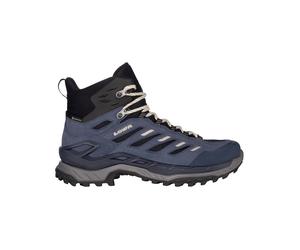 Lowa - Hiking boots with GORE-TEX® - Innovo GTX Mid Ws Blue/Grey for Women in Leather - Size 6,5 UK - Navy Navy 6.5 UK