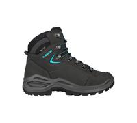 Lowa - Hiking boots with GORE-TEX® - Renegade Evo GTX Mid Ws W Asphalt/Turquoise for Women in Leather - Size 6,5 UK - Grey Grey 6.5 UK
