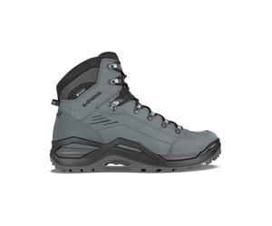 Lowa - Men's hiking shoes GORE-TEX® - Renegade Evo GTX Mid Smoke Green/Grey for Men in Leather - Size 10 UK Green 10 UK