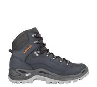 LOWA Mens Renegade LL MID Nubuck Dark Blue Orange Boots 8 UK