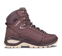 Lowa - Hiking Boots - Renegade Evo Gtx Mid Ws Brown Rose / Panna for Women in Leather - Size 6 UK - Burgundy Burgundy 6 UK