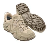 Lowa Zephyr MK2 GTX Lo Military Lightweight Breathable Suede Cordura Close Combat Boots, beige, 10.5 UK