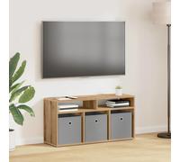 Lowboard with Drawer Bookshelves Storage Shelving Home Furniture Modern vidaXL