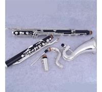Lowc Bass Clarinet Professional Bakelite Instrument Ebony Beginners Clarinet(Ebony lowC)