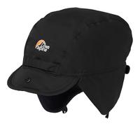 Lowe Alpine Classic Mountain Cap - Lightweight Fleece Hat with Ear Flaps for Hiking & Mountaineering - Black - X-Large