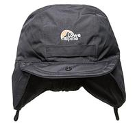 Lowe Alpine Classic Mountain Cap - Lightweight Fleece Hat with Ear Flaps for Hiking & Mountaineering - Black - Small