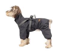 Lowealuk Four Legs Full Coverage Dog Raincoat for Small Medium Dogs Waterproof with Built-in Harness, Four Legged Waterproof Dog Jacket with Reflective Strip, Clothes