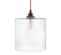 Lowell Bubble Glass Pendant Light - Old English Brass - Se Home